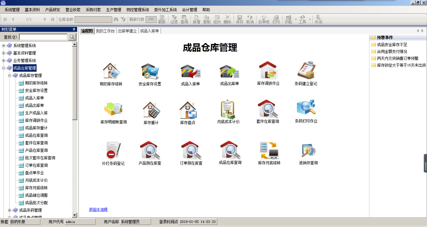 家具ERP之库存管理系统